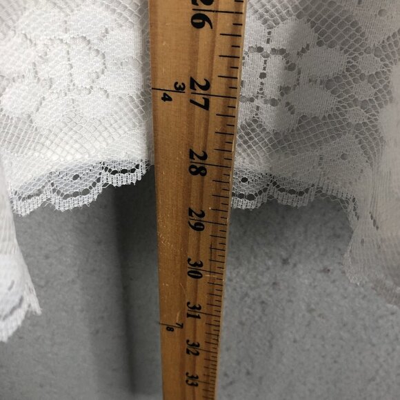 Vintage White Lace Skirt Set Womens Medium Fiary Feminine Victorian Western - Picture 5 of 16